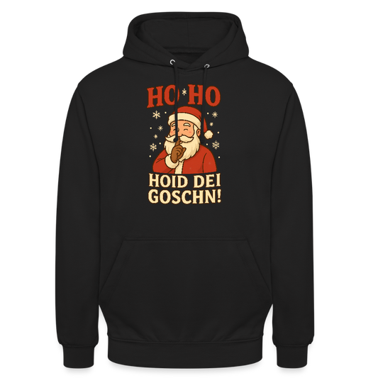 Ho Ho hoid dei Goschn Pullover - Schwarz